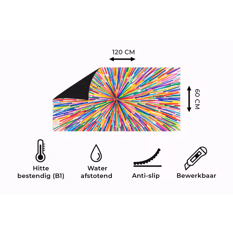Keukenloper - Lijnen - Kleurrijk - Abstract — 5