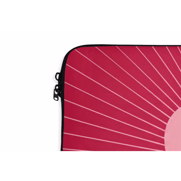 Laptophoes - Hart - Stralen - Liefde - Abstract - Roze — 5