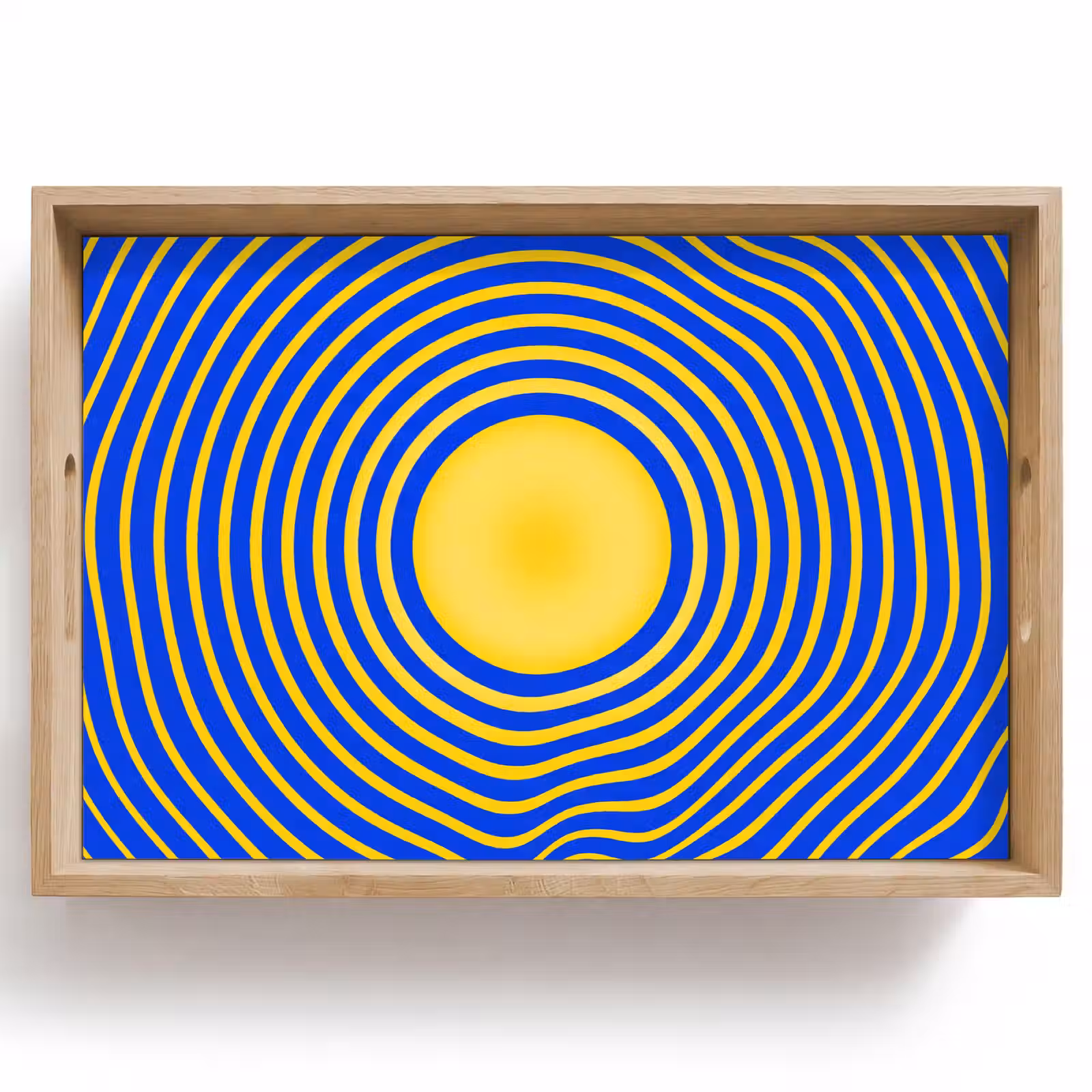 Dienblad - Abstract patroon - Blauw — 1