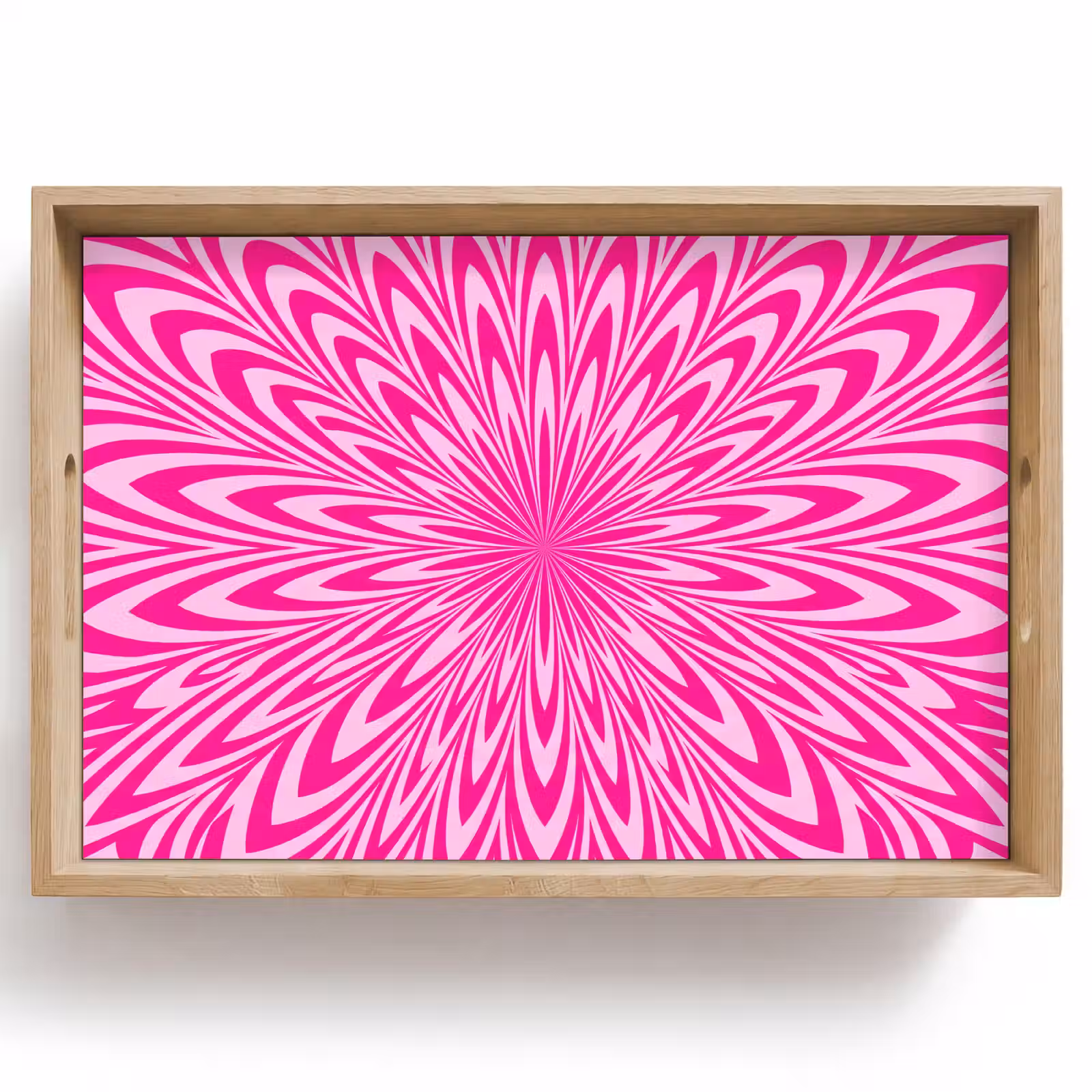 Dienblad - Patroon - Optisch - Roze — 1