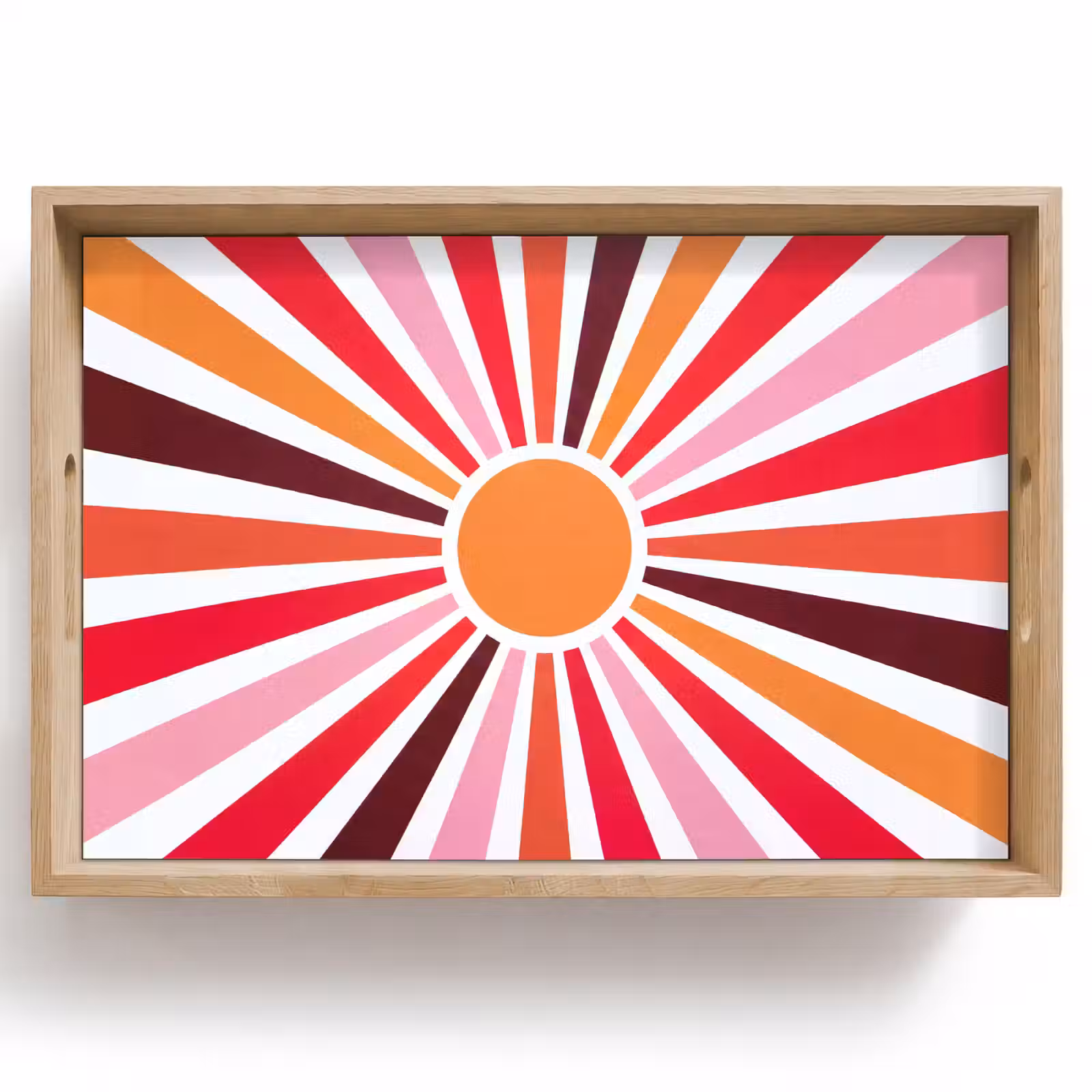 Dienblad - Zon - Stralen - Abstract - Kleurrijk — 1