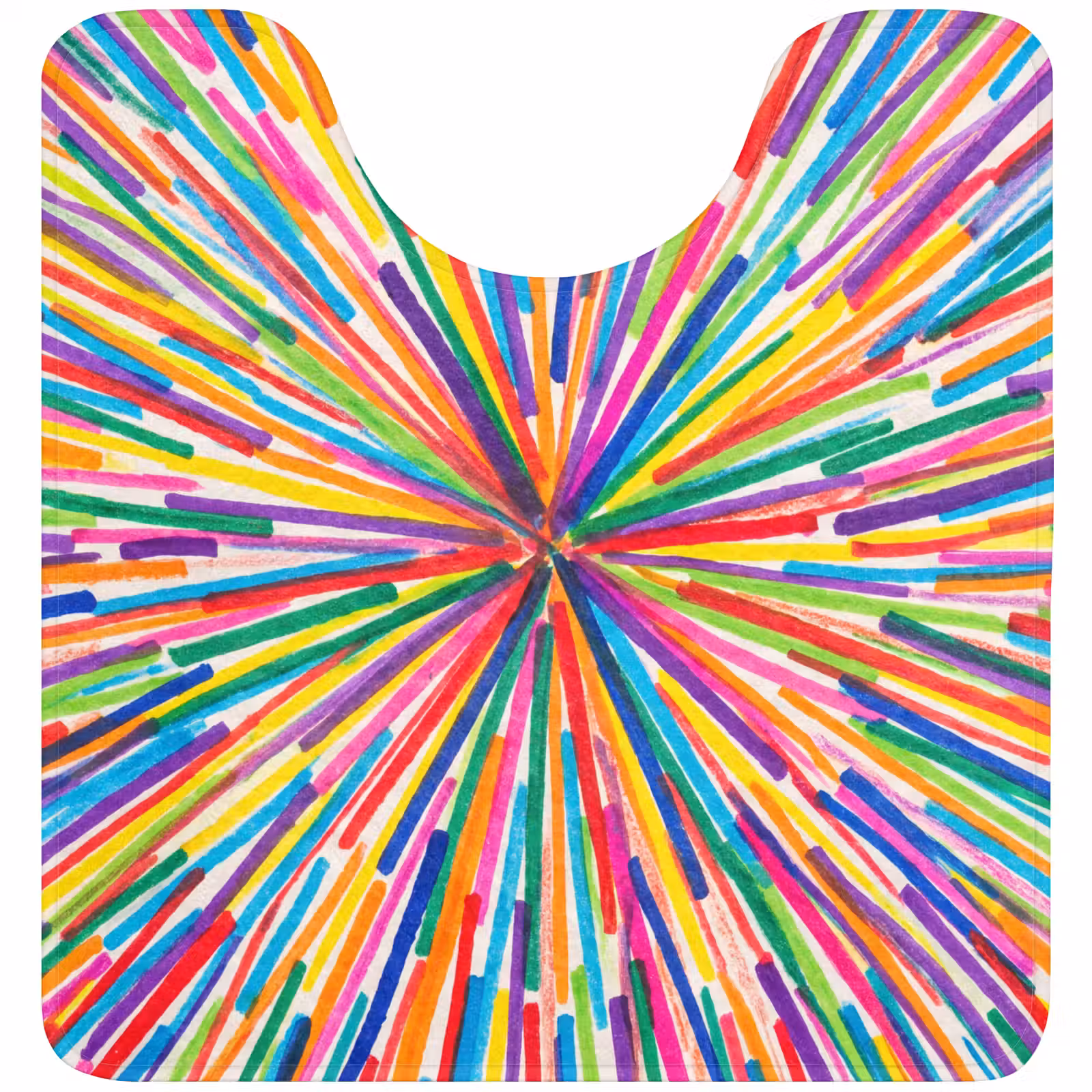 Wc Mat - Lijnen - Kleurrijk - Abstract — 1
