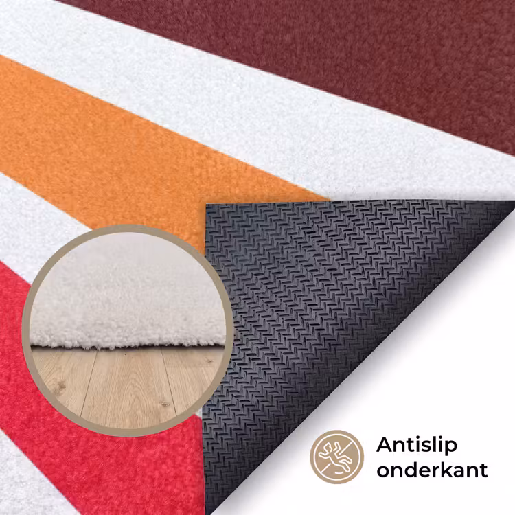 Vloerkleed - Zon - Stralen - Abstract - Kleurrijk — 4
