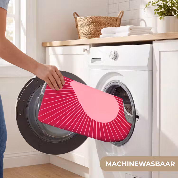 Wc Mat - Hart - Stralen - Liefde - Abstract - Roze — 6