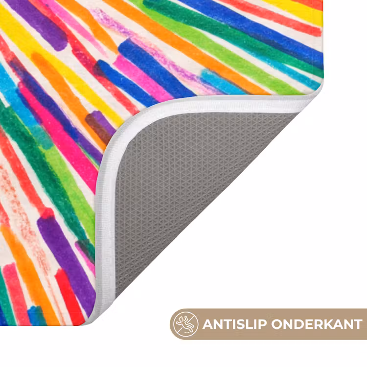Wc Mat - Lijnen - Kleurrijk - Abstract — 4