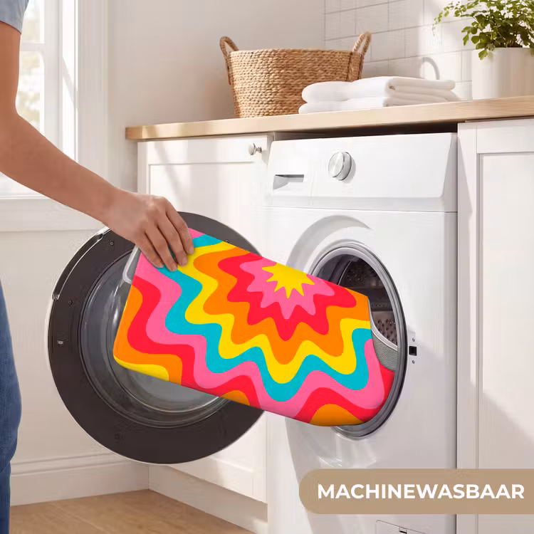 Wc Mat - Patroon - Golvend - Kleurrijk — 6