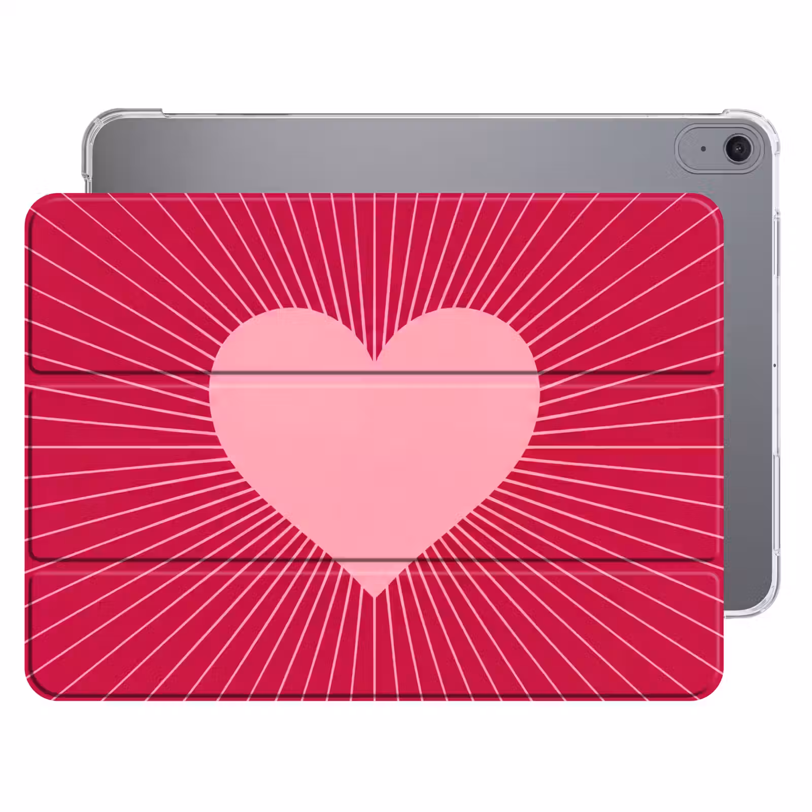 iPad hoes - Hart - Stralen - Liefde - Abstract - Roze — 1