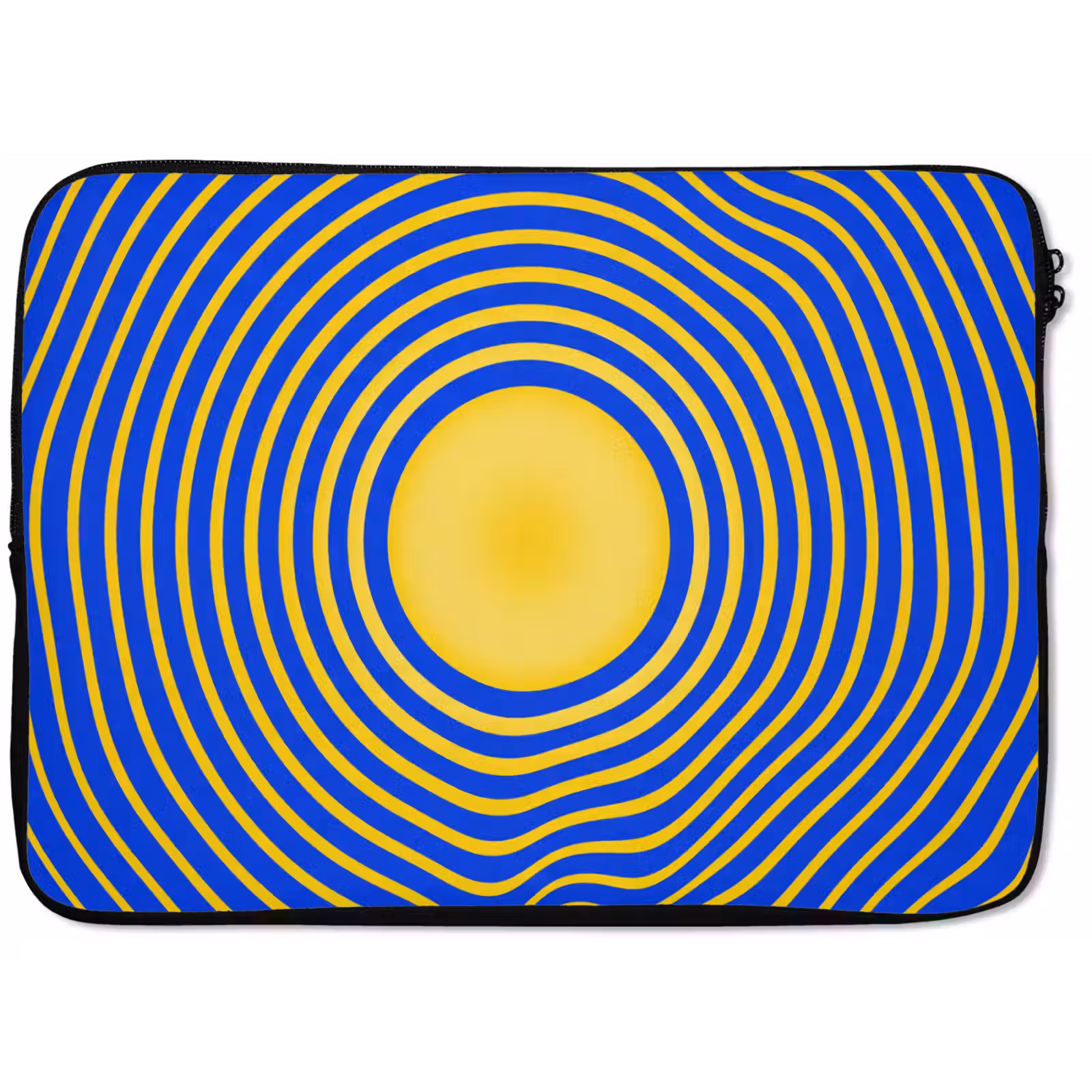 Laptophoes - Abstract patroon - Blauw — 1