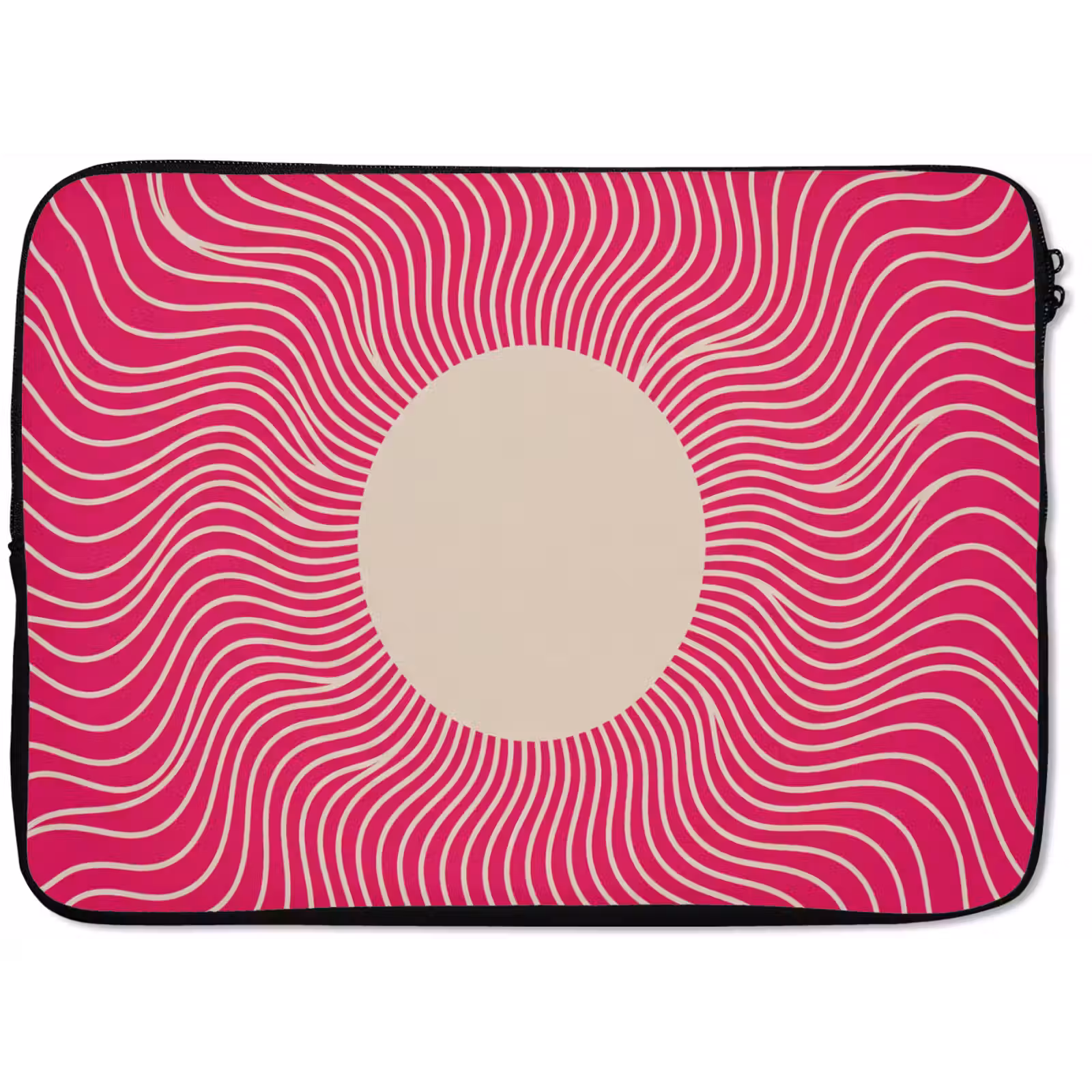 Laptophoes - Abstract - Patroon - Roze — 1