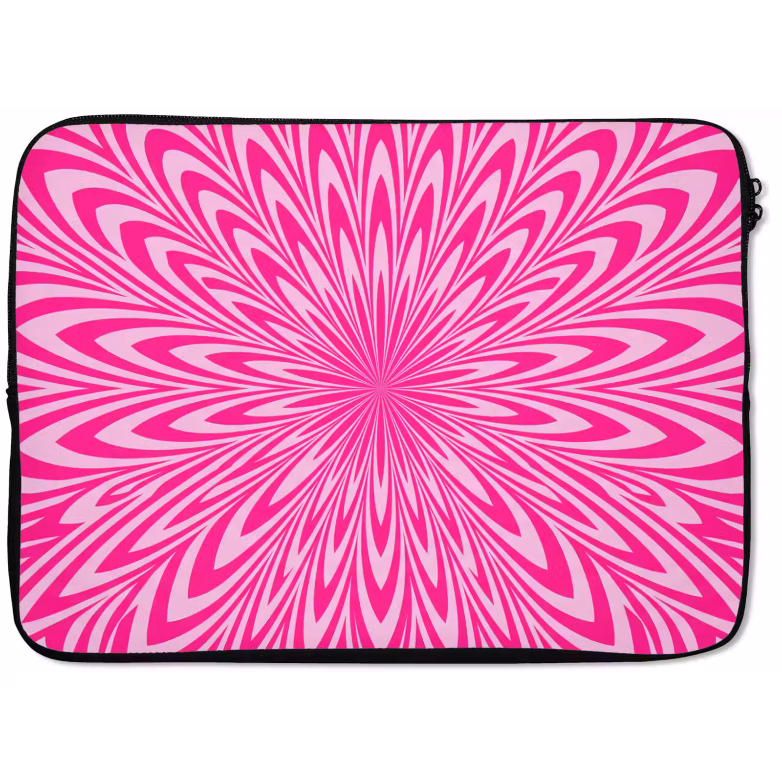 Laptophoes - Patroon - Optisch - Roze — 1