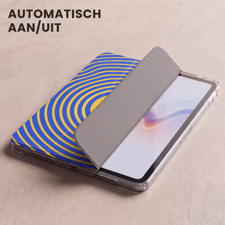 iPad hoes - Abstract patroon - Blauw — 5