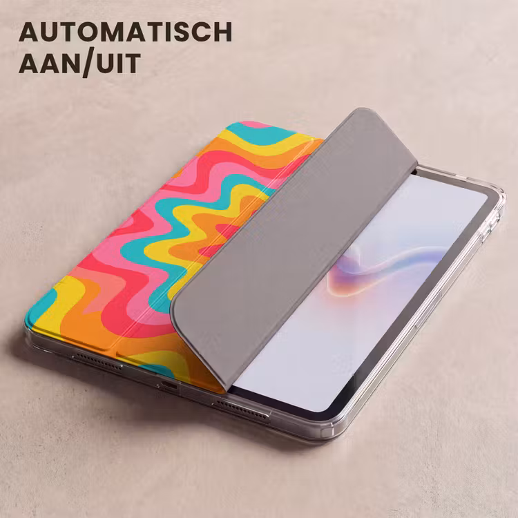 iPad hoes - Patroon - Golvend - Kleurrijk — 5