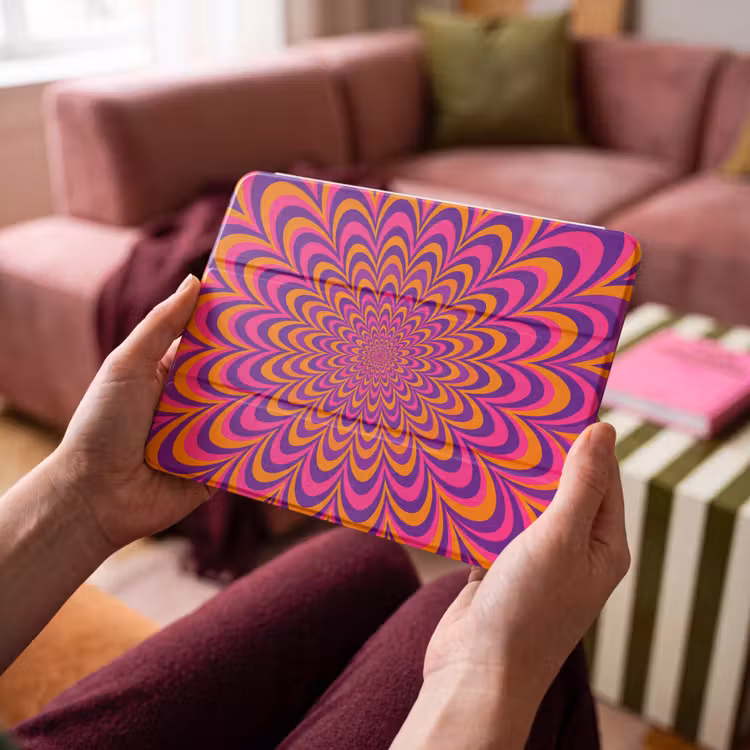 iPad hoes - Patroon - Optisch - Kleurrijk — 4