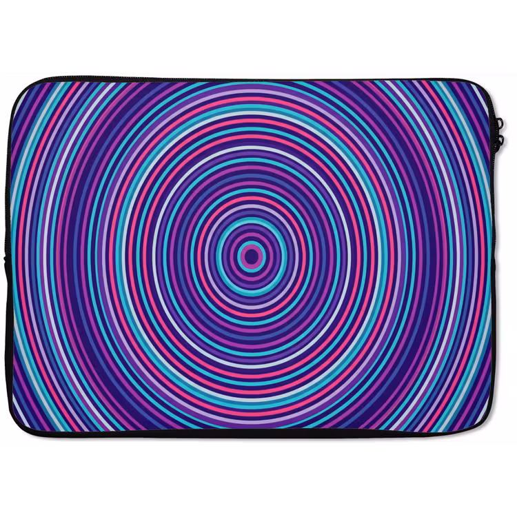 Laptophoes - Abstract - Cirkels - Kleurrijk — 1