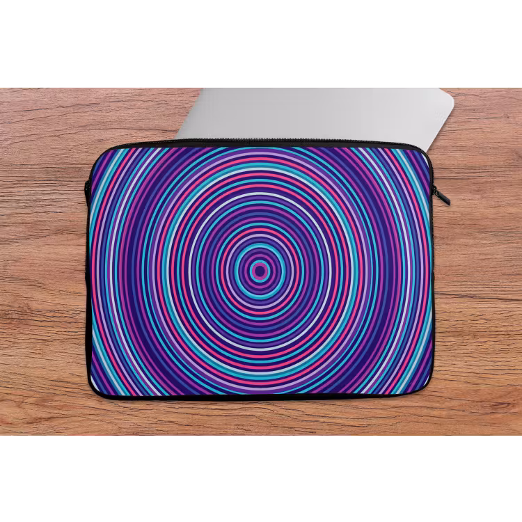Laptophoes - Abstract - Cirkels - Kleurrijk — 2