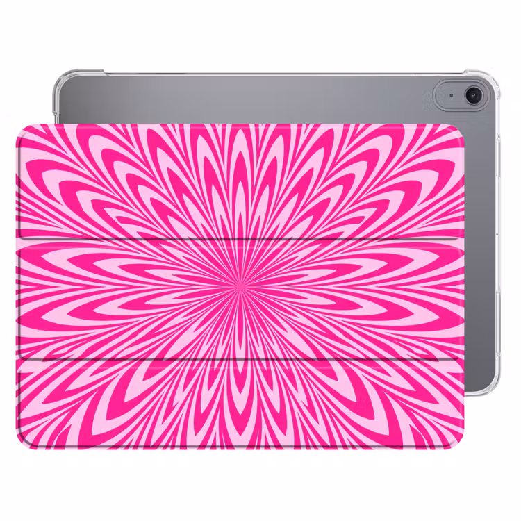 iPad hoes - Patroon - Optisch - Roze — 1
