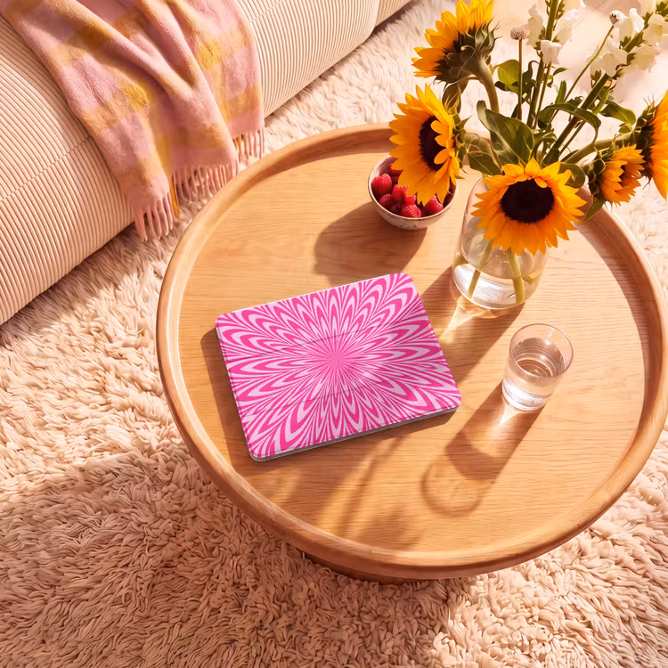 iPad hoes - Patroon - Optisch - Roze — 2