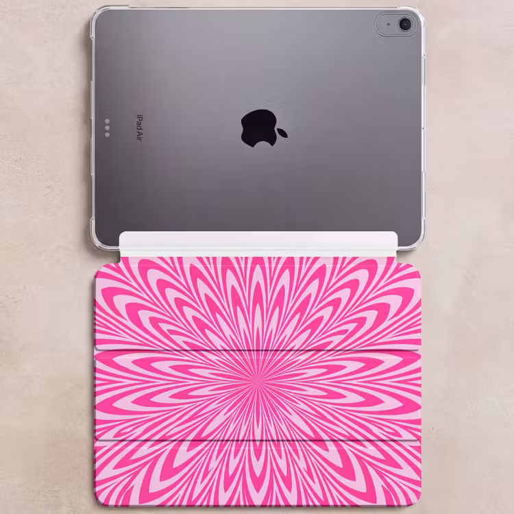 iPad hoes - Patroon - Optisch - Roze — 6
