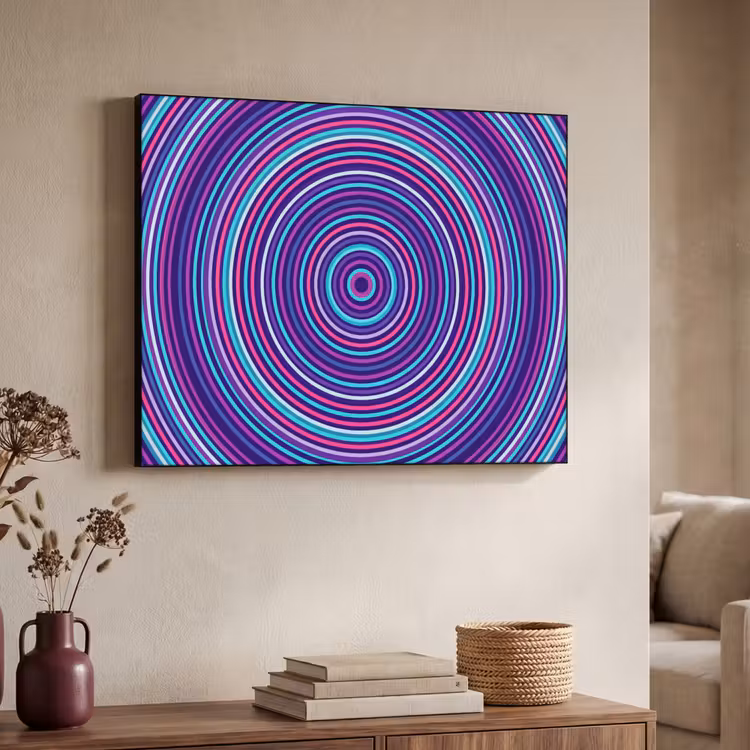 Art Frame - Abstract - Cirkels - Kleurrijk — 7