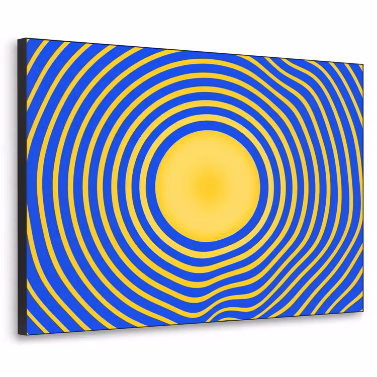Art Frame - Abstract patroon - Blauw — 1