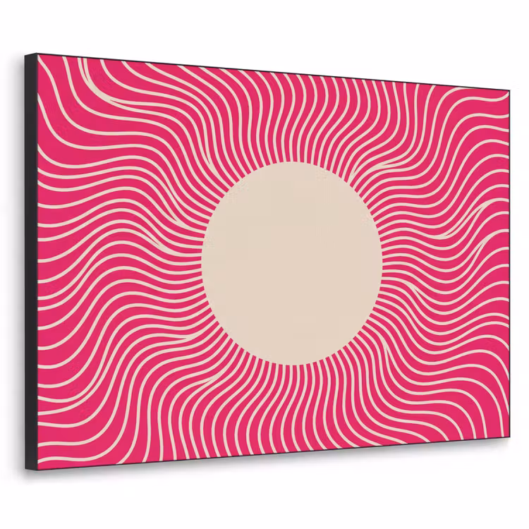Art Frame - Abstract - Patroon - Roze — 1