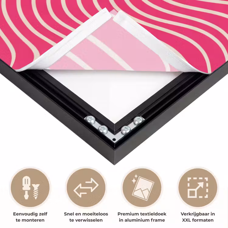 Art Frame - Abstract - Patroon - Roze — 4