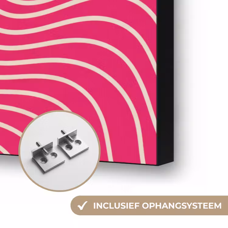 Art Frame - Abstract - Patroon - Roze — 6