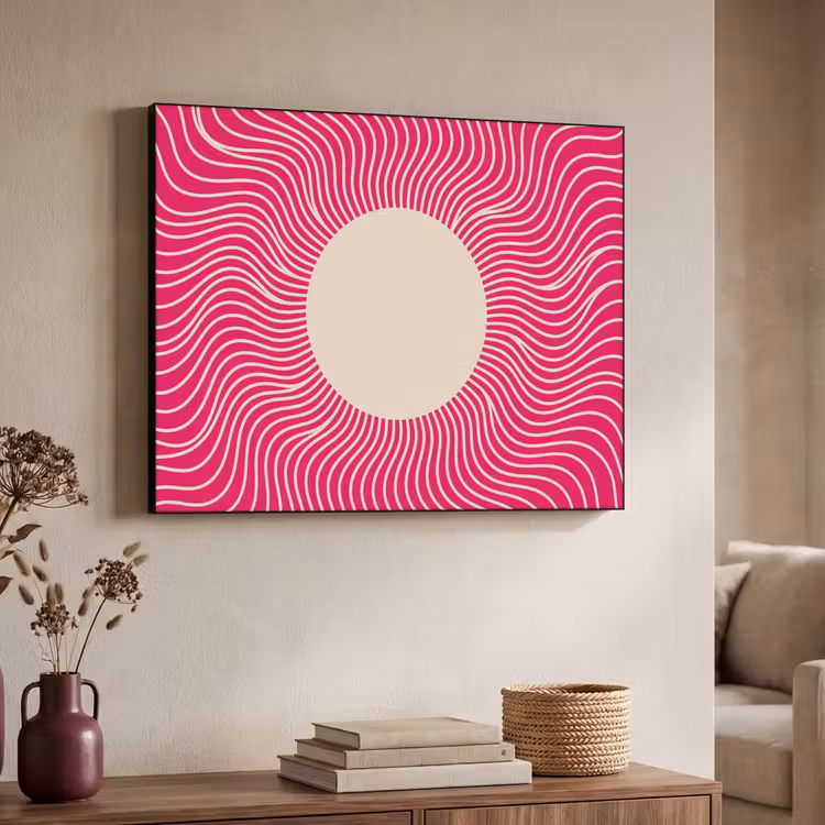 Art Frame - Abstract - Patroon - Roze — 7