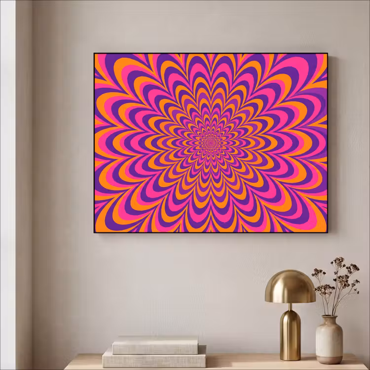 Art Frame - Patroon - Optisch - Kleurrijk — 5