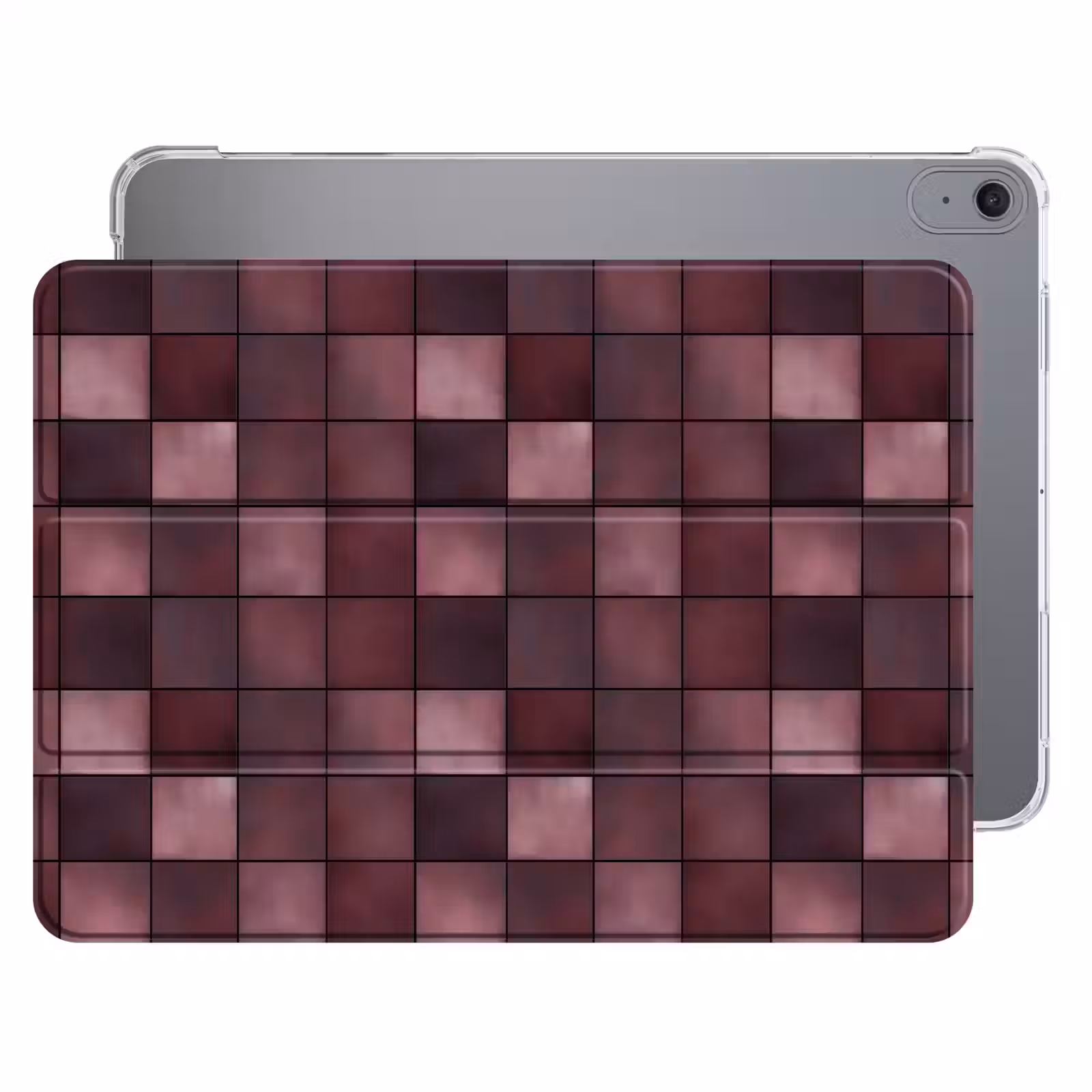 iPad hoes - Tegel - Patroon - Paars — 1