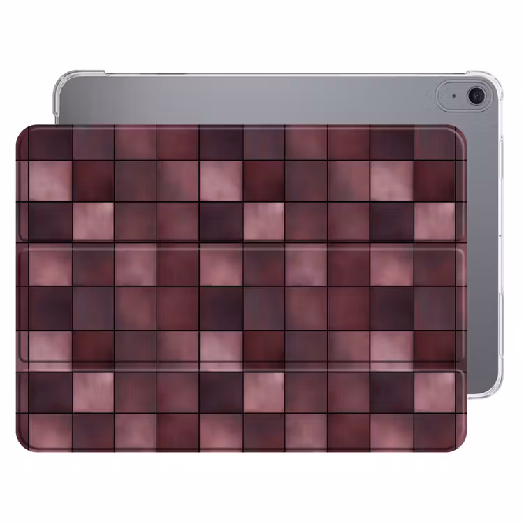 iPad hoes - Tegel - Patroon - Paars — 1