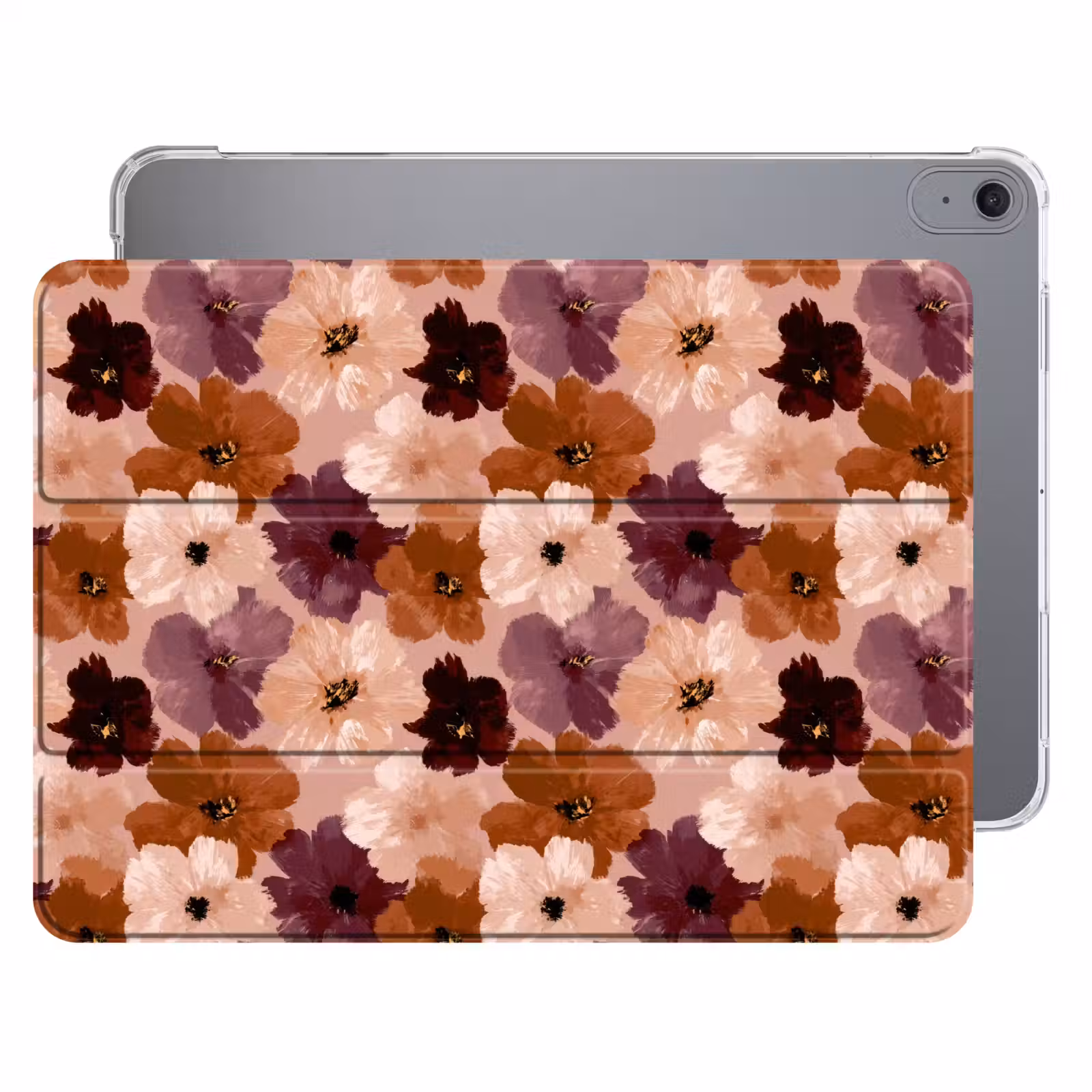 iPad hoes - Bloemen - Abstract - Aardetinten — 1