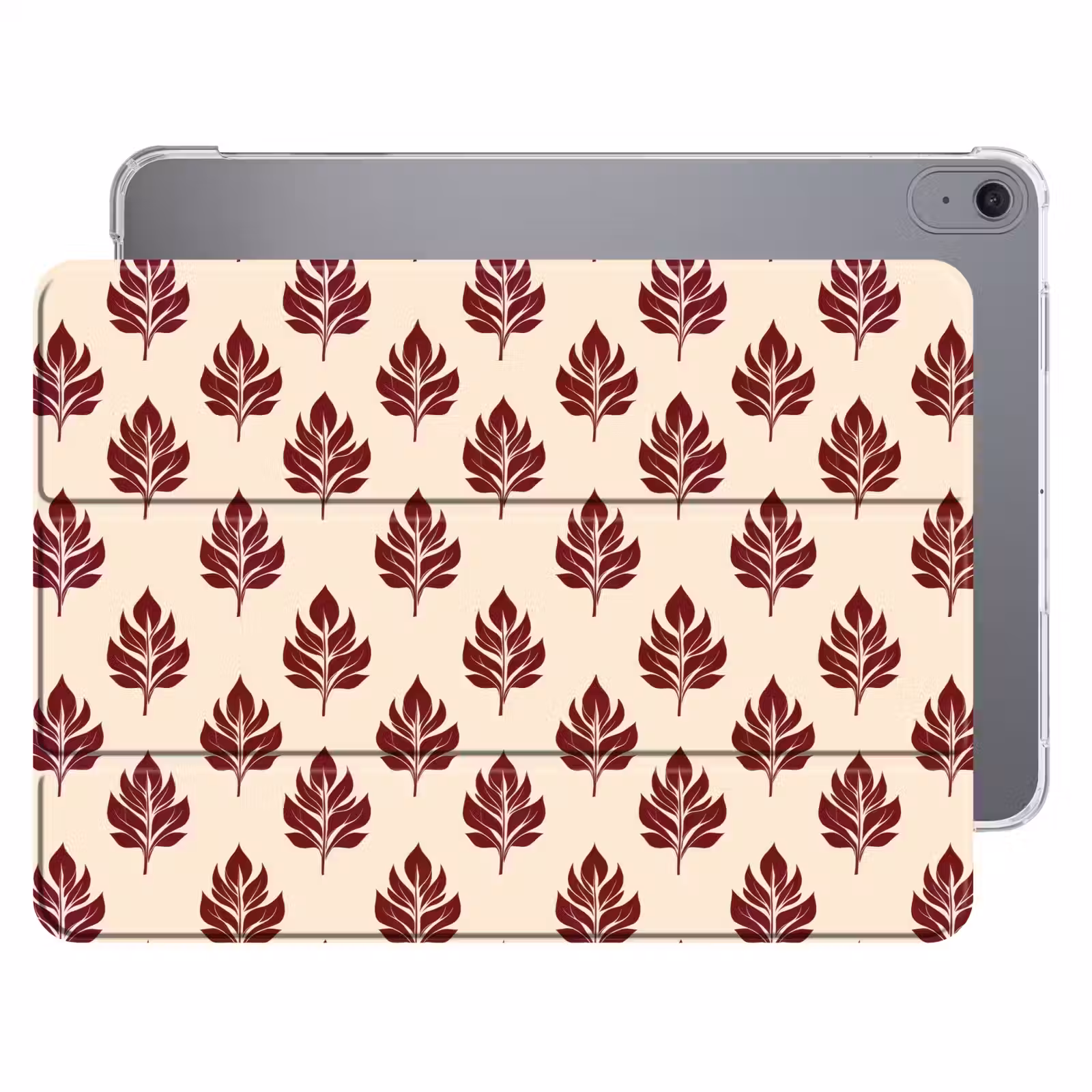 iPad hoes - Botanisch - Patroon - Bordeaux — 1