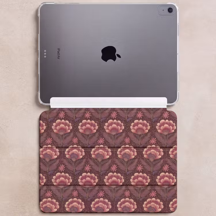 iPad hoes - Bloemen - Waaier - Paars — 6