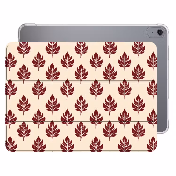 iPad hoes - Botanisch - Patroon - Bordeaux — 1