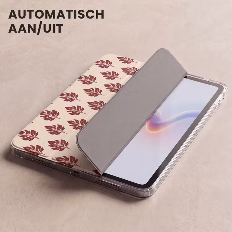 iPad hoes - Botanisch - Patroon - Bordeaux — 5