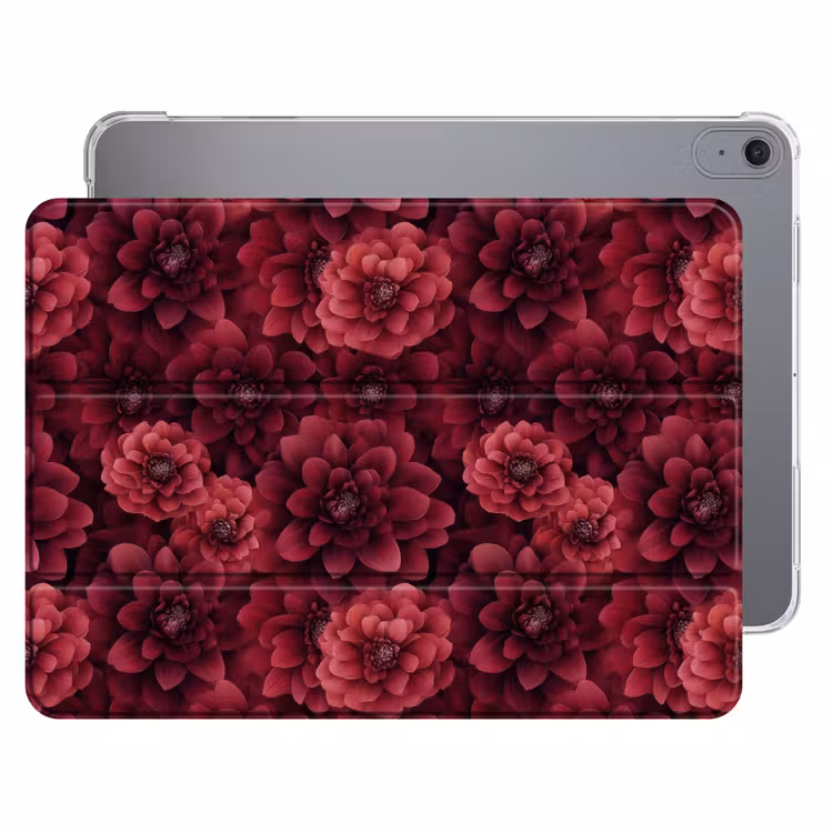 iPad hoes - Dahlias - Bloemen - Rood — 1