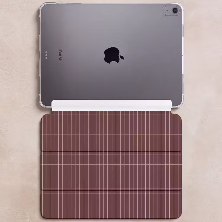 iPad hoes - Lijnen - Patroon - Bordeaux — 6