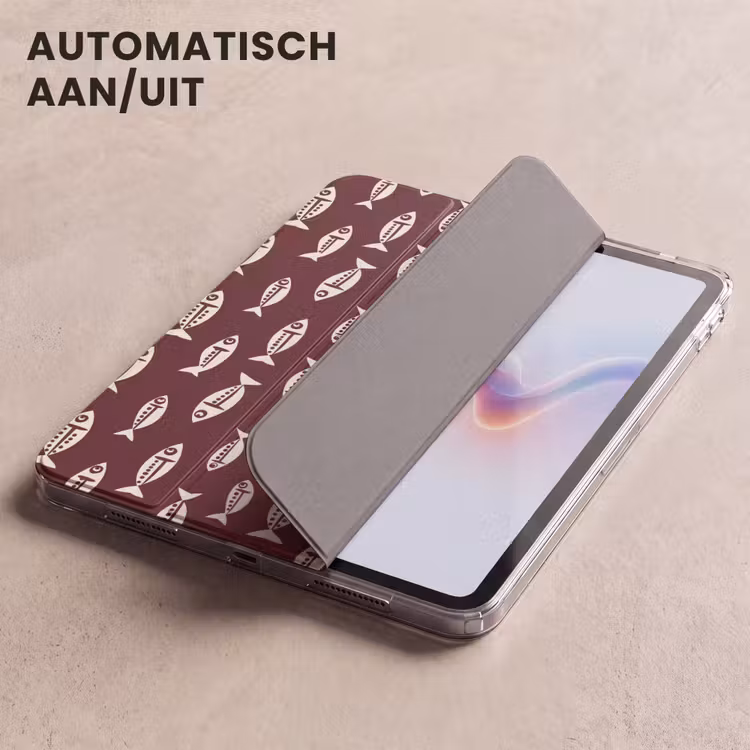 iPad hoes - Vissen - Grafisch - Patroon - Donker — 5