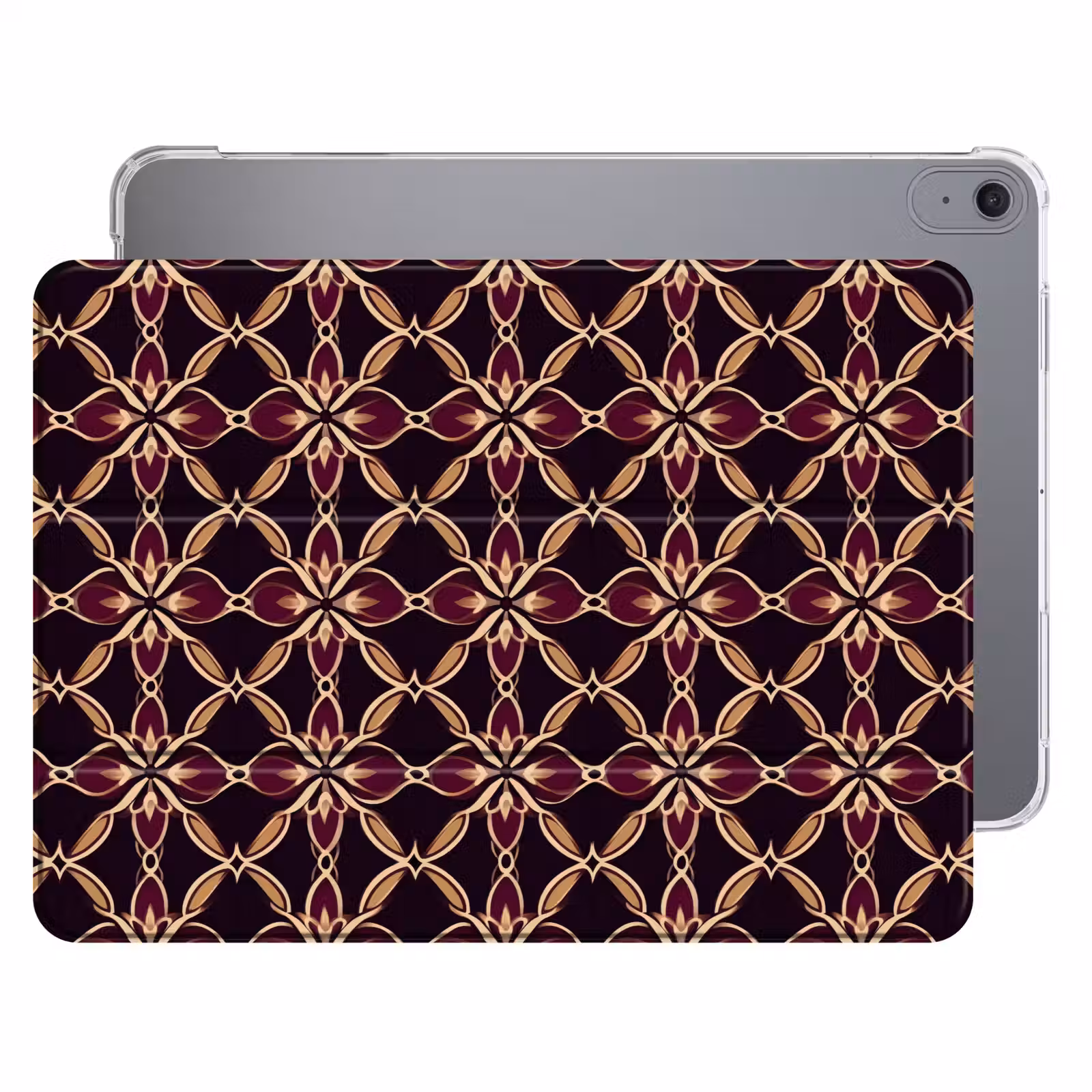 iPad hoes - Symmetrisch - Tegel - Burgundy — 1