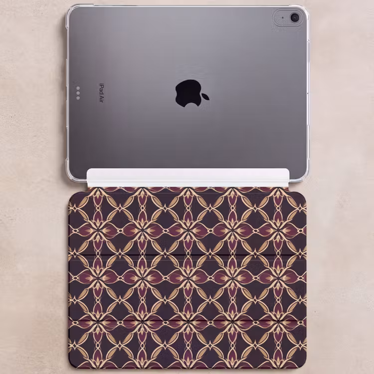 iPad hoes - Symmetrisch - Tegel - Burgundy — 6