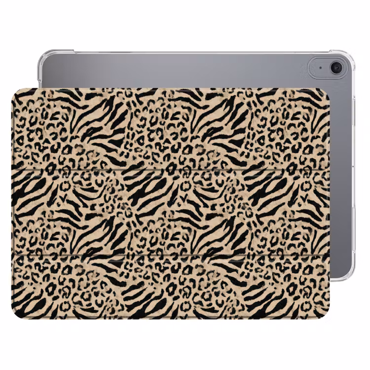 iPad hoes - Giraf - Zebra - Motief - Bruin — 1