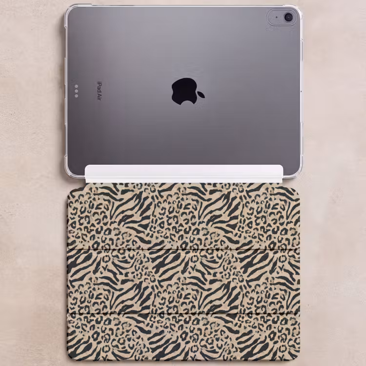 iPad hoes - Giraf - Zebra - Motief - Bruin — 6
