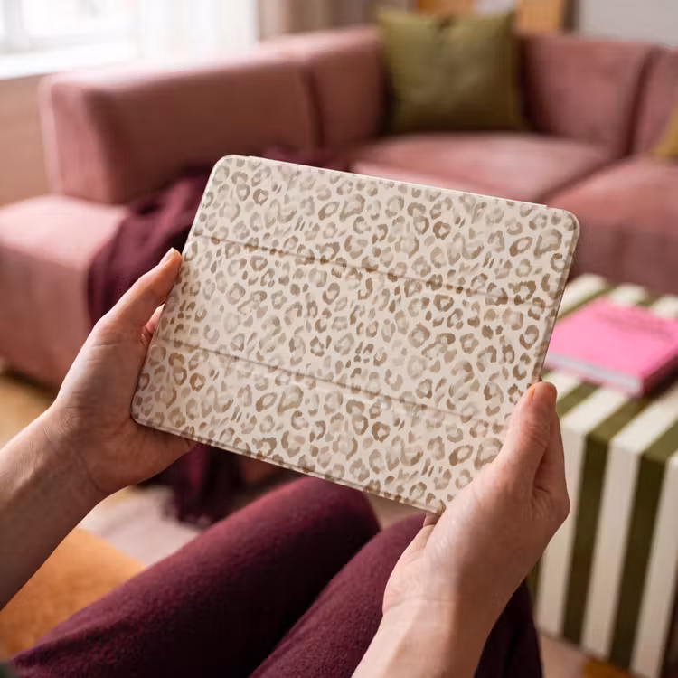 iPad hoes - Luipaard - Klassiek - Beige — 4