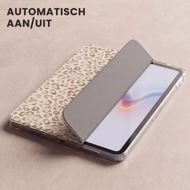 iPad hoes - Luipaard - Klassiek - Beige — 5