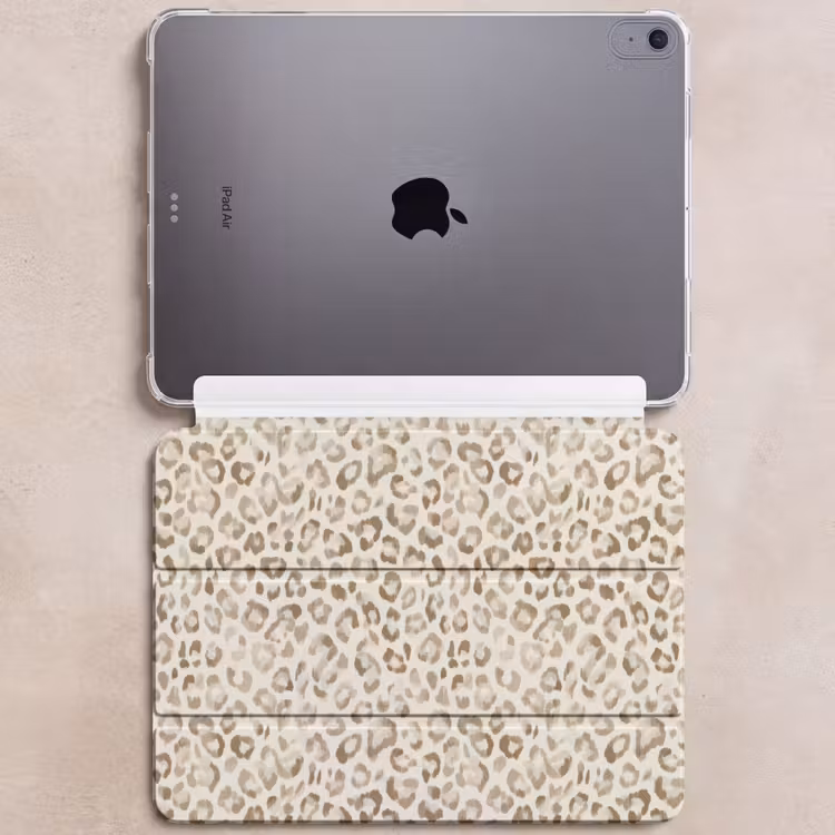 iPad hoes - Luipaard - Klassiek - Beige — 6