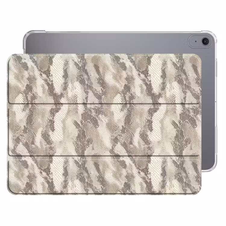 iPad hoes - Slang - Patroon - Taupe — 1