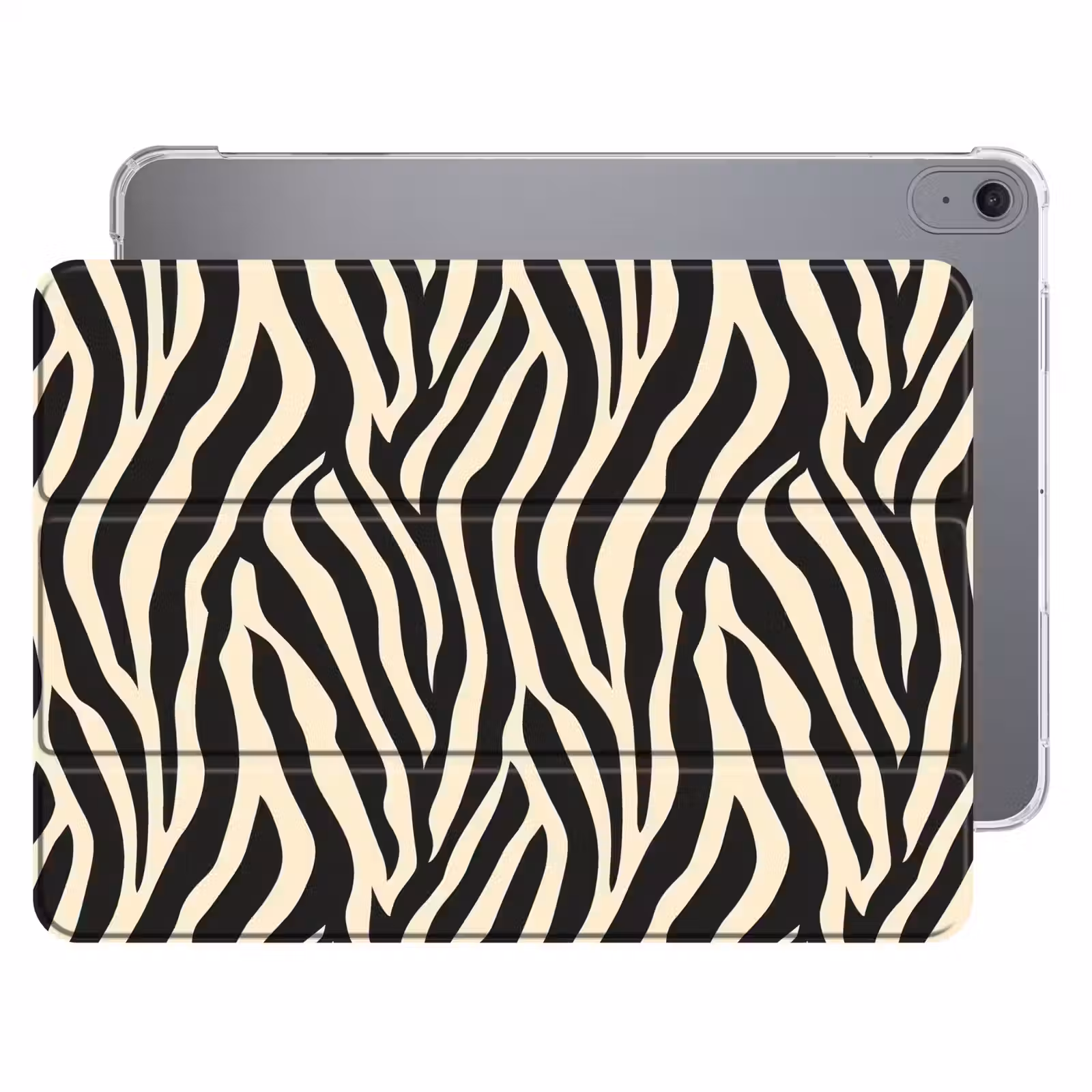 iPad hoes - Zebra - Print - Klassiek - Zwart — 1