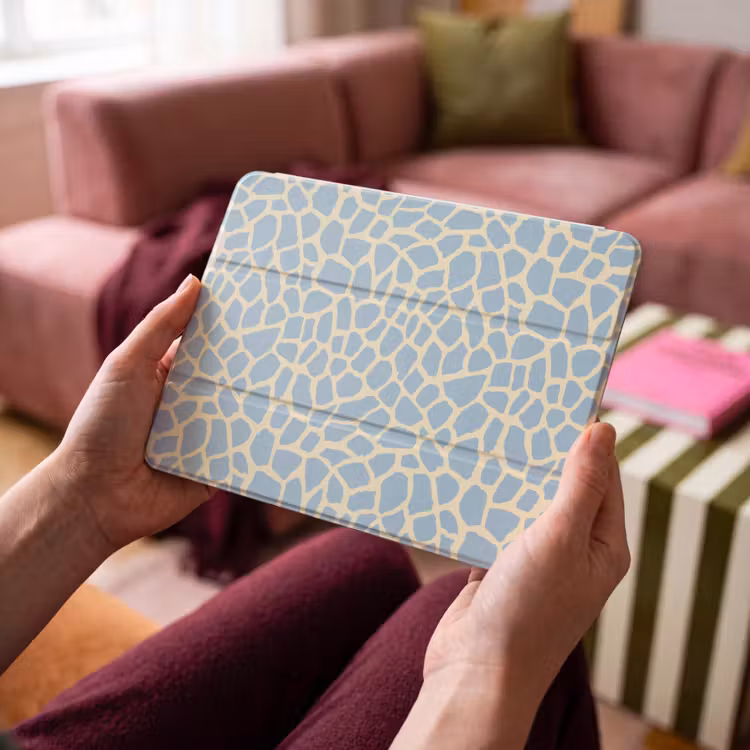 iPad hoes - Giraf - Modern - Blauw — 4