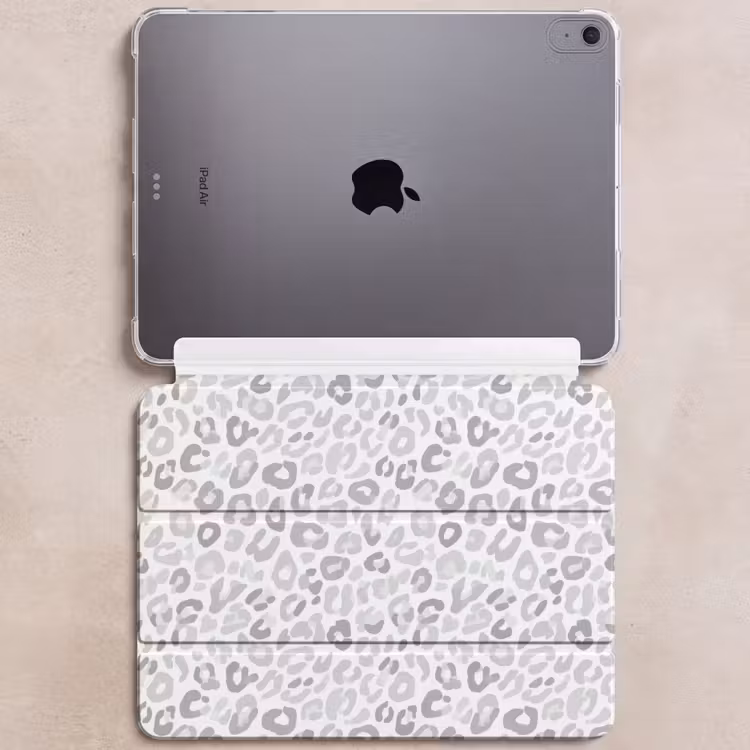 iPad hoes - Luipaard - Motief - Grijs — 6
